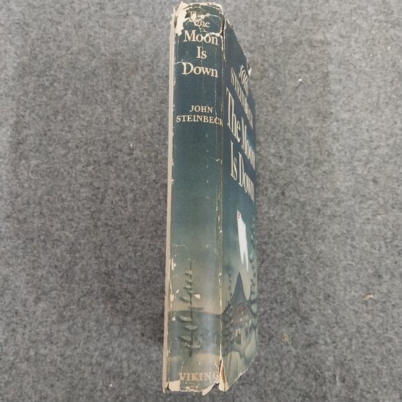 John Steinbeck the Moon Is Down 1942 TRUE 1st Edition & Printing HC DUST JACKET - Picture 4 of 6
